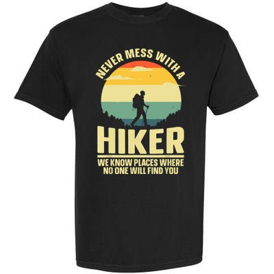 Vintage Hiking For Outdoor Hike Gear Hiker Hiking Gift Garment-Dyed Heavyweight T-Shirt