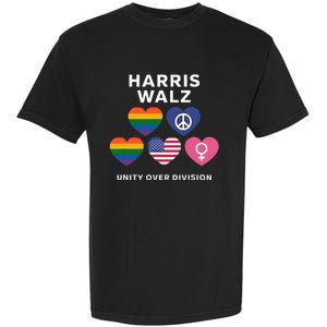 Vote Harriswalz For A United America Garment-Dyed Heavyweight T-Shirt