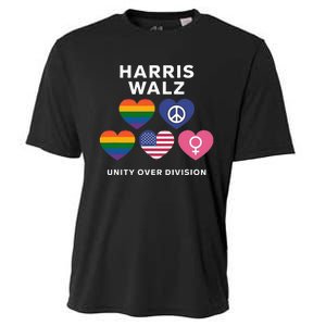 Vote Harriswalz For A United America Cooling Performance Crew T-Shirt