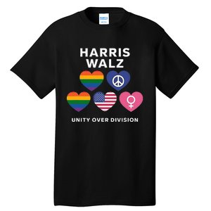 Vote Harriswalz For A United America Tall T-Shirt