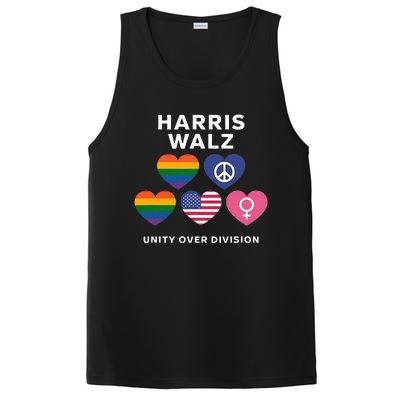 Vote Harriswalz For A United America PosiCharge Competitor Tank