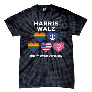 Vote Harriswalz For A United America Tie-Dye T-Shirt