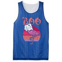 Vintage Halloween Flamingo Ghost Sunset Print Mesh Reversible Basketball Jersey Tank