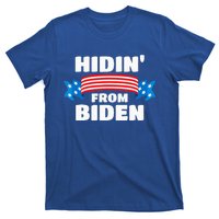 Vintage Hidin From Biden Usa Flag Joe Biden T-Shirt