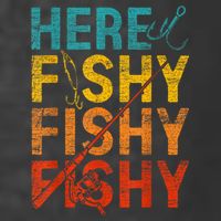 Vinatge Here Fishy Fishy Fishy Gift Kids T-Shirt