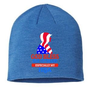 Veteran Hija For Proud Dad Mom Father Or Mother Gift Sustainable Beanie