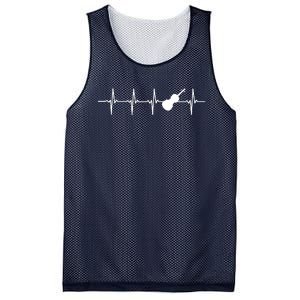 Violin Heartbeat For Violinists Mesh Reversible Basketball Jersey Tank