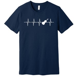 Violin Heartbeat For Violinists Premium T-Shirt