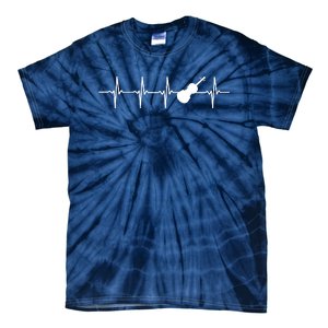 Violin Heartbeat For Violinists Tie-Dye T-Shirt