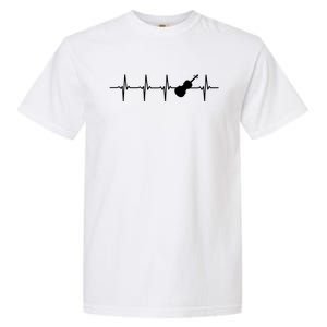 Violin Heartbeat For Violinists Garment-Dyed Heavyweight T-Shirt