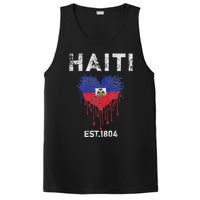 Vintage Haiti Flag Day Haitians Flag Pride Gifts Celebration PosiCharge Competitor Tank