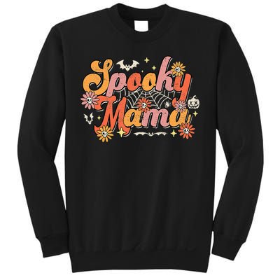 Vintage Halloween Ghost Witchy Mom Costume Sweatshirt