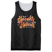 Vintage Halloween Ghost Witchy Mom Costume Mesh Reversible Basketball Jersey Tank