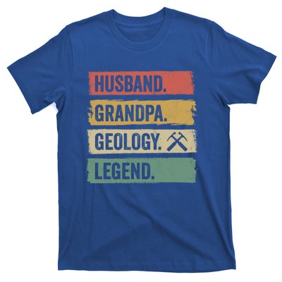 Vintage Husband Grandpa Geology Legend Retro Geologists Gift T-Shirt