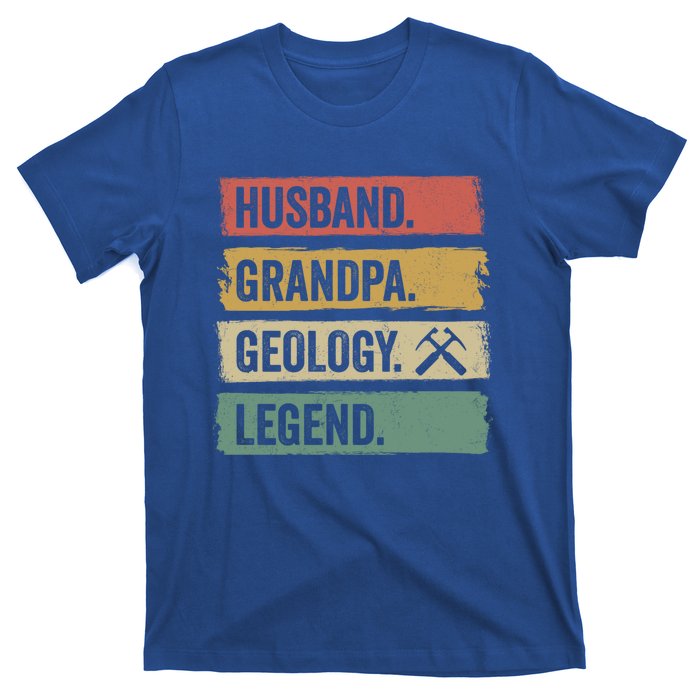 Vintage Husband Grandpa Geology Legend Retro Geologists Gift T-Shirt