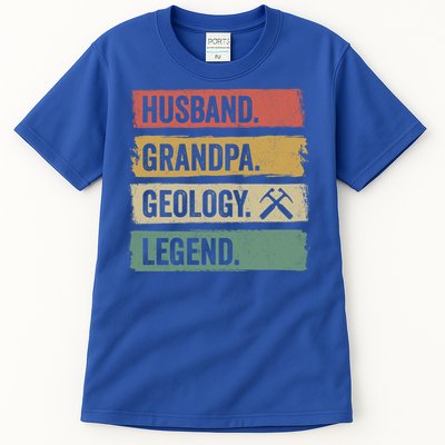 Vintage Husband Grandpa Geology Legend Retro Geologists Gift Tall T-Shirt