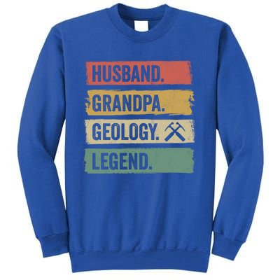 Vintage Husband Grandpa Geology Legend Retro Geologists Gift Tall Sweatshirt