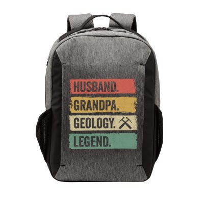 Vintage Husband Grandpa Geology Legend Retro Geologists Gift Vector Backpack