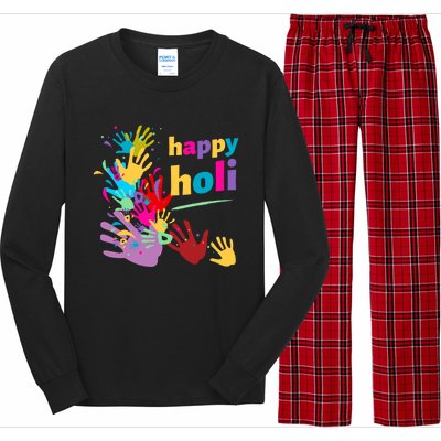 Vibrant Happy Holi Gift Long Sleeve Pajama Set