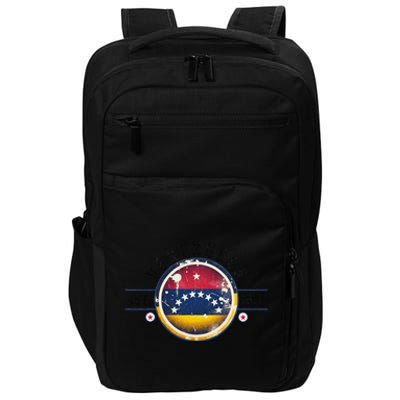 Venezuela Hispanic Heritage Month Proud Venezuelan Flag Impact Tech Backpack