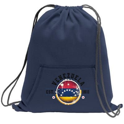 Venezuela Hispanic Heritage Month Proud Venezuelan Flag Sweatshirt Cinch Pack Bag