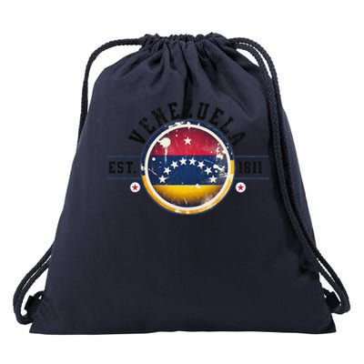 Venezuela Hispanic Heritage Month Proud Venezuelan Flag Drawstring Bag