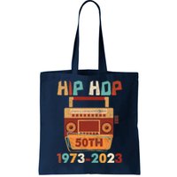 Vintage Hip Hop 50 Years Retro 50th Anniversary Celebration Tote Bag