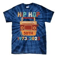 Vintage Hip Hop 50 Years Retro 50th Anniversary Celebration Tie-Dye T-Shirt