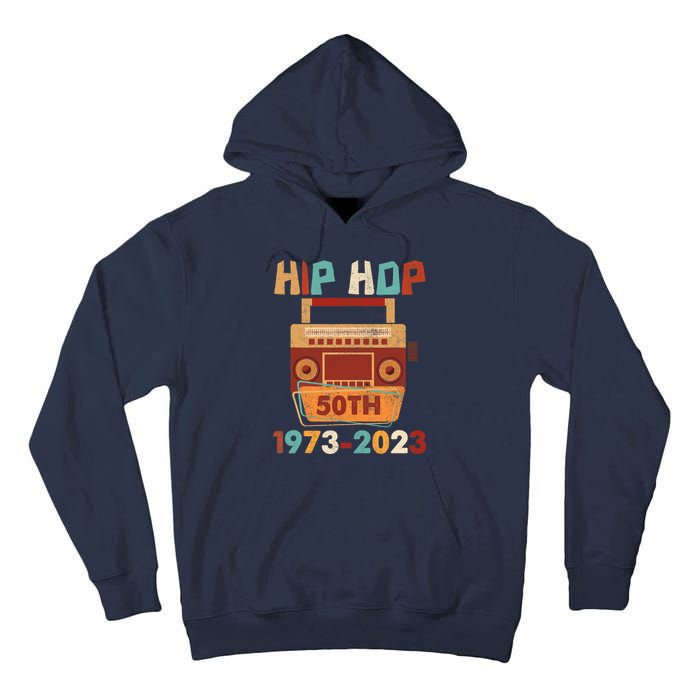 Vintage Hip Hop 50 Years Retro 50th Anniversary Celebration Tall Hoodie