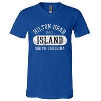 Vintage Hilton Head South Carolina V-Neck T-Shirt