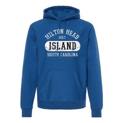 Vintage Hilton Head South Carolina Premium Hoodie