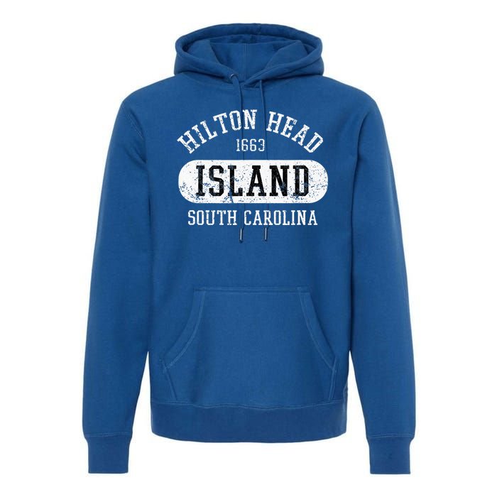 Vintage Hilton Head South Carolina Premium Hoodie