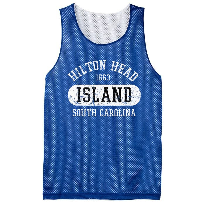 Vintage Hilton Head South Carolina Mesh Reversible Basketball Jersey Tank