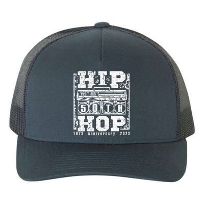 Vintage Hip Hop Music 50th Anniversary Musician Birthday Yupoong Adult 5-Panel Trucker Hat