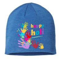 Vibrant Happy Holi Great Gift Sustainable Beanie