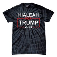 Vintage Hialeah Is Trump Country Hialeah For Trump 2024 Tie-Dye T-Shirt