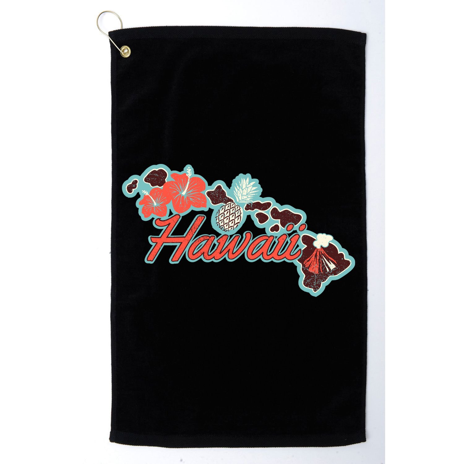 Vintage Hawaii Island Golf Towel