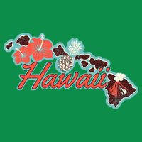 Vintage Hawaii Island Button