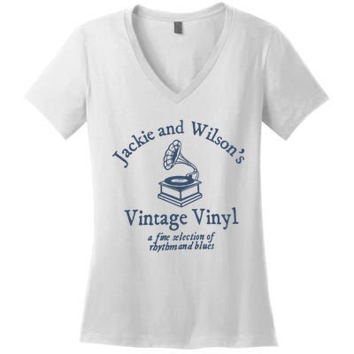 Vintage Hozier Jackie And Wilson Hozier Music No Grave Can Hold Women's V-Neck T-Shirt