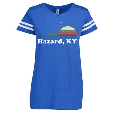 Vintage Hazard Kentucky Home Souvenir Print Enza Ladies Jersey Football T-Shirt