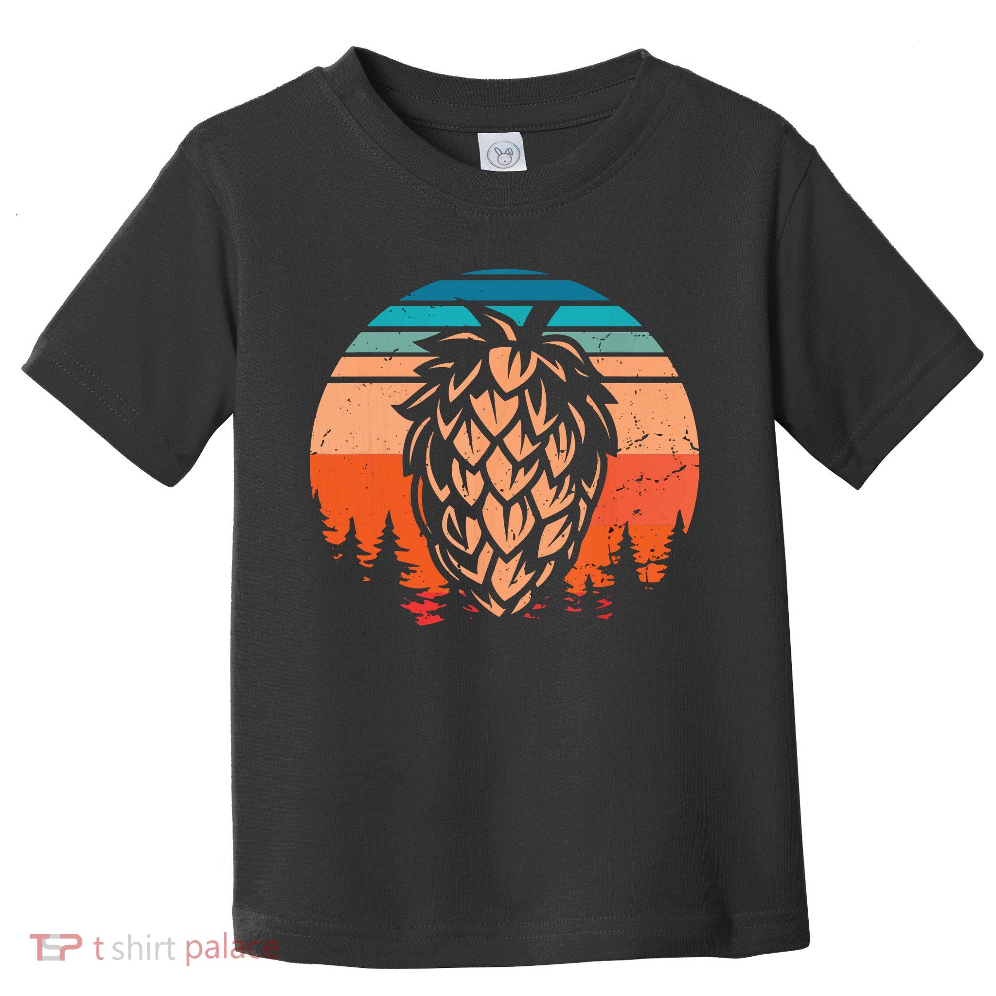 Vintage Hop Leaf Shirt Home Brewers & Lovers Of Hoppy Beer Toddler T-Shirt