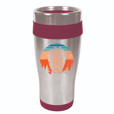 Vintage Hop Leaf Shirt Home Brewers & Lovers Of Hoppy Beer 16oz Travel Tumbler