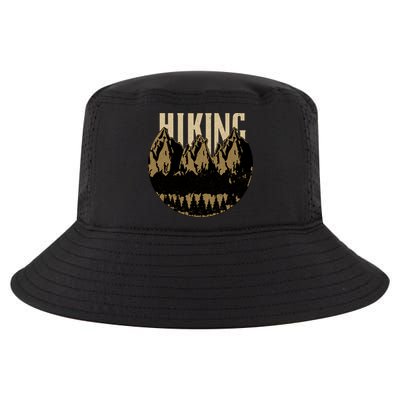 Vintage Hiking Logo Cool Comfort Performance Bucket Hat