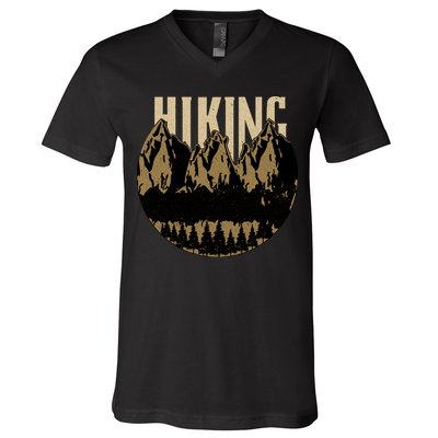 Vintage Hiking Logo V-Neck T-Shirt