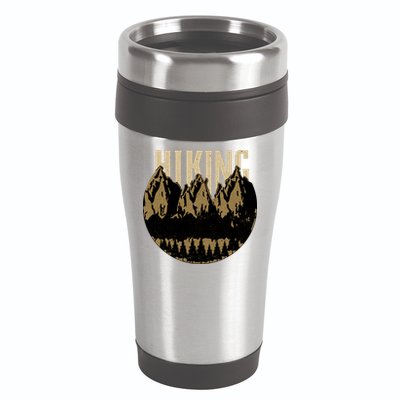 Vintage Hiking Logo 16oz Travel Tumbler