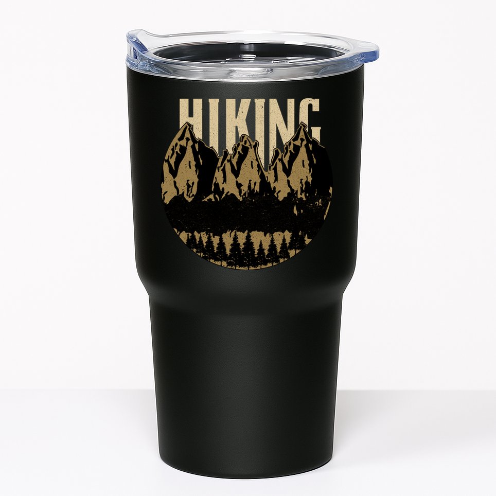 Vintage Hiking Logo Tumbler