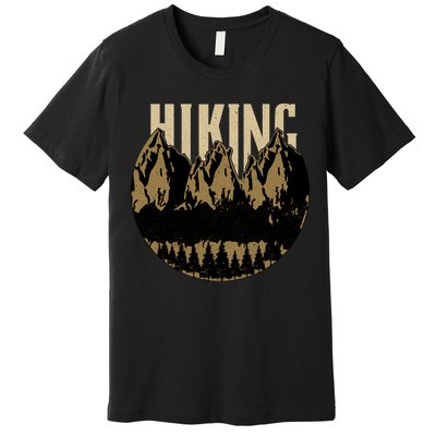 Vintage Hiking Logo Premium T-Shirt