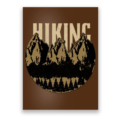 Vintage Hiking Logo Poster