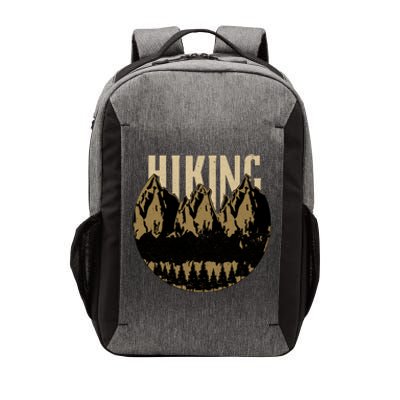 Vintage Hiking Logo Vector Backpack