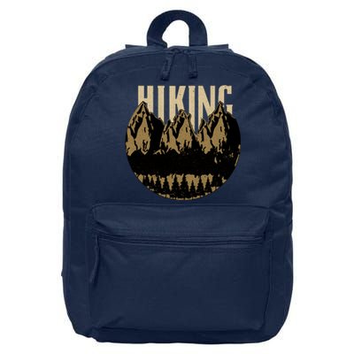 Vintage Hiking Logo 16 in Basic Backpack